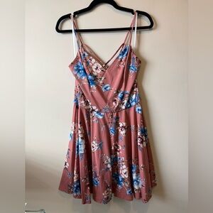 Chic Floral V-Neck Mini Dress